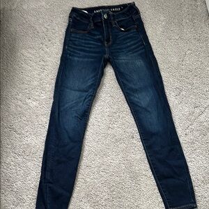 American Eagle Outfitters Blue Skinny Jeans Classic Style